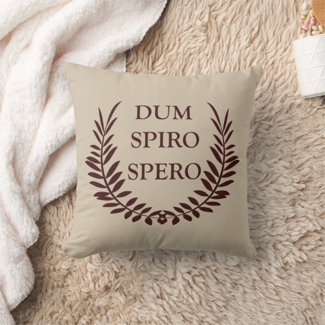 Dum spiro spero cushion (Blanket)