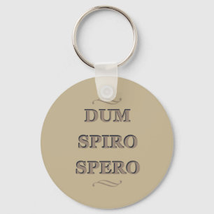 dum spiro spero, latin phrase key ring