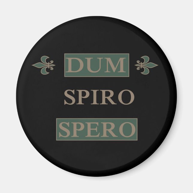 Dum spiro spero magnet (Front)