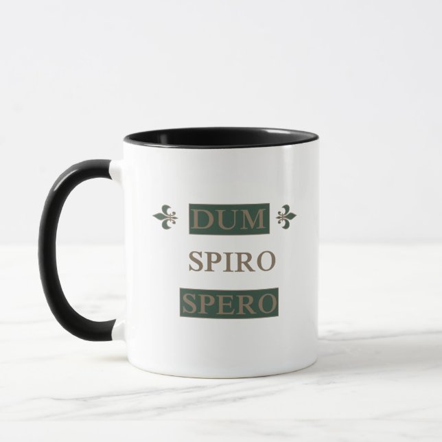 Dum spiro spero mug (Left)