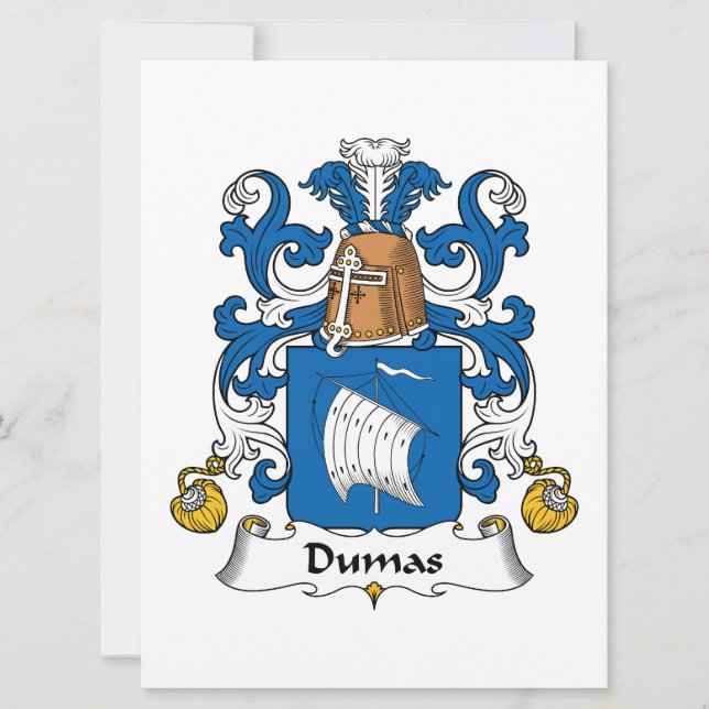 Dumas Family Crest (Front)