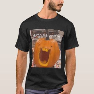 Dumb Ahh Pumkin Halloween - Unisex Adults Kids - T-Shirt