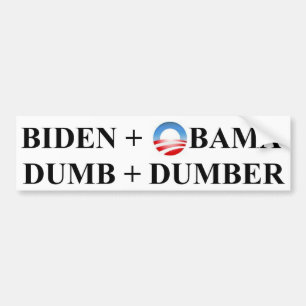 Dumb and Dumber Bumper Sticker