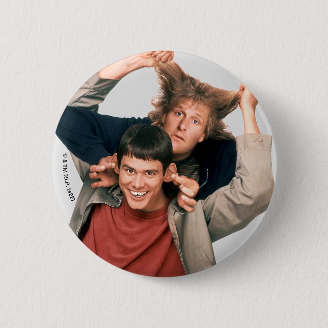 Dumb and Dumber | Lloyd and Harry 6 Cm Round Badge (Front)