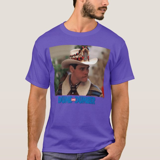 Dumb and Dumber Lloyd Christmas Dressed As Cowboy  T-Shirt (Front)