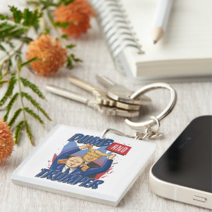 Dumb and Trumper  Key Ring