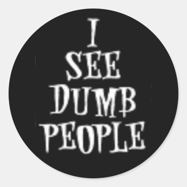 Dumb Not Blind- Designer Sticker (Front)