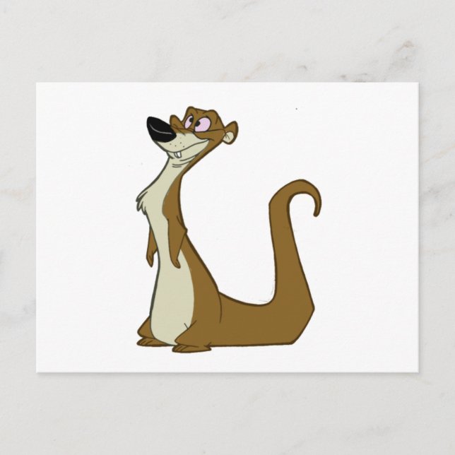 Dumb Weasel Postcard (Front)