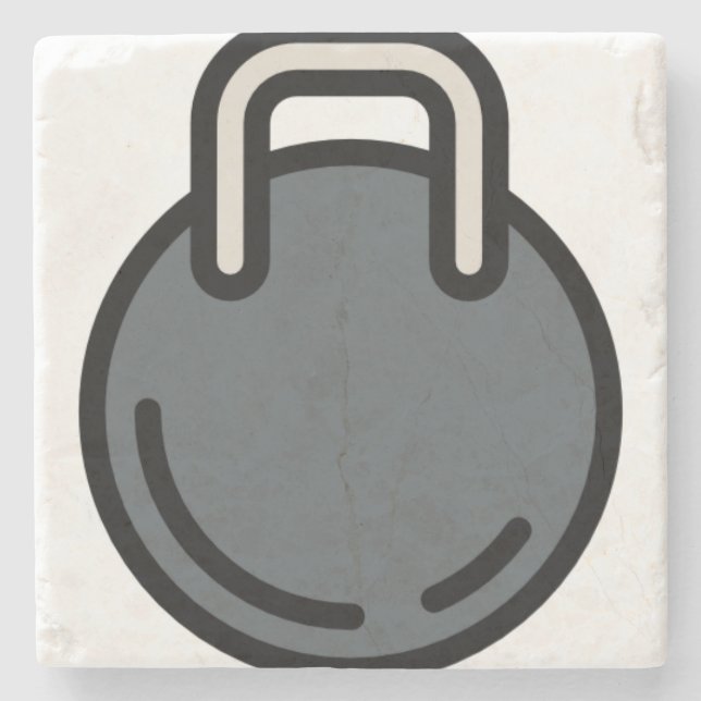 dumbbell-1 stone coaster (Front)