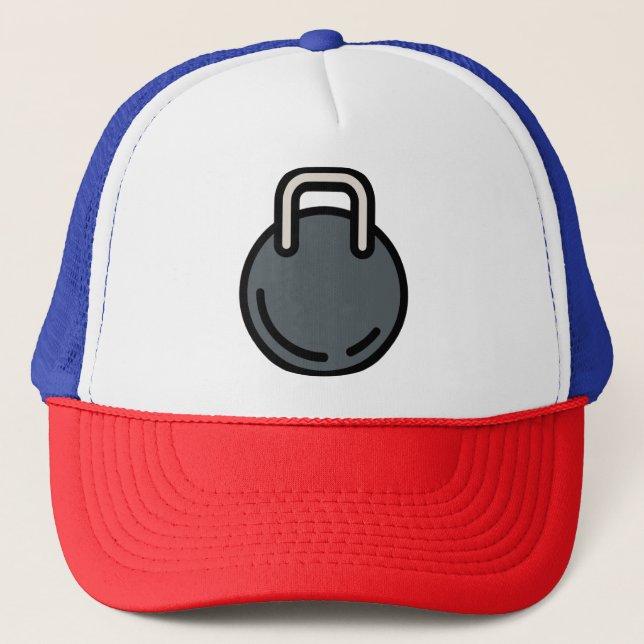 dumbbell-1 trucker hat (Front)