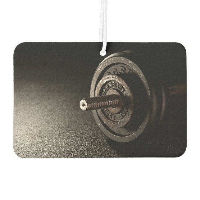 Dumbbell Car Air Freshener (Back)