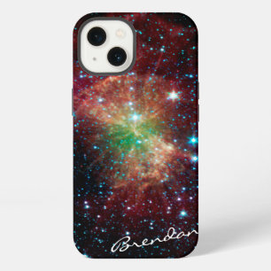 Dumbbell nebula custom name astronomy iPhone case