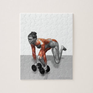 Dumbbell Single Leg Deadlift Jigsaw Puzzle