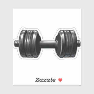 Dumbbell Stickers for Gym Enthusiasts