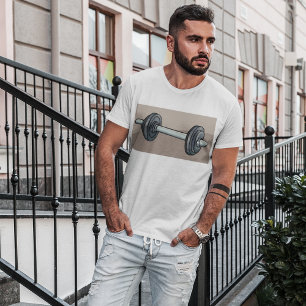 Dumbbell Weight Fitness T-Shirt