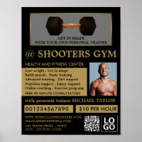 Dumbbell Weight, Personal trainer, Gym Advertising