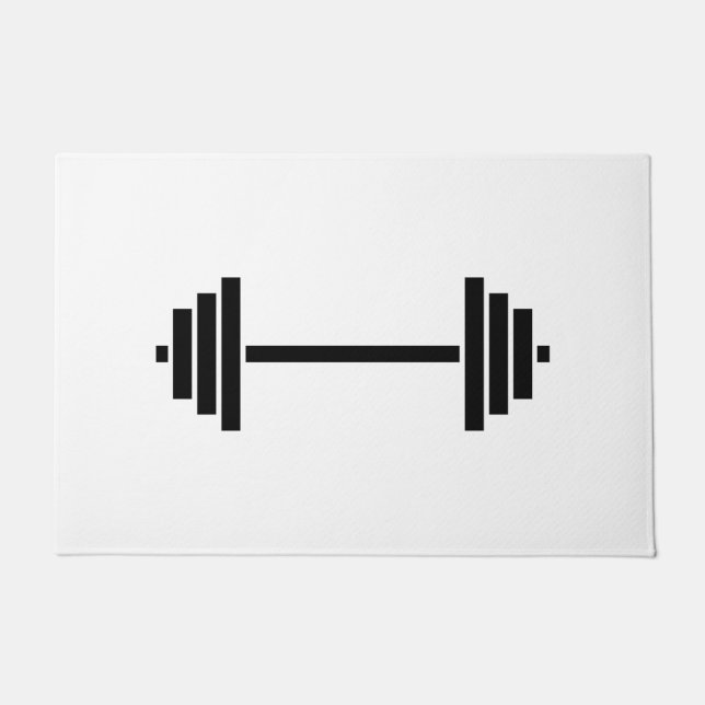 Dumbbells Doormat (Front)