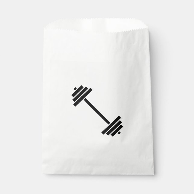 Dumbbells Favour Bag (Front)