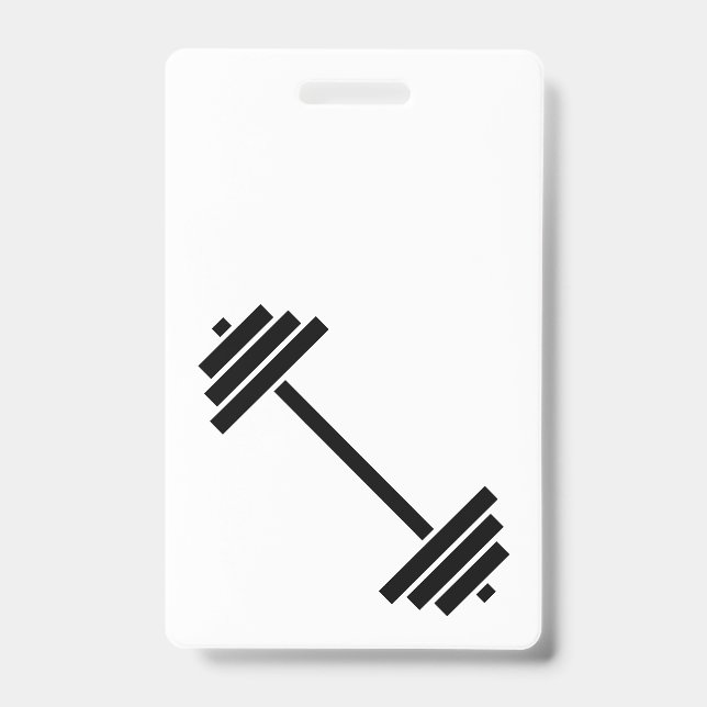Dumbbells ID Badge (Front)