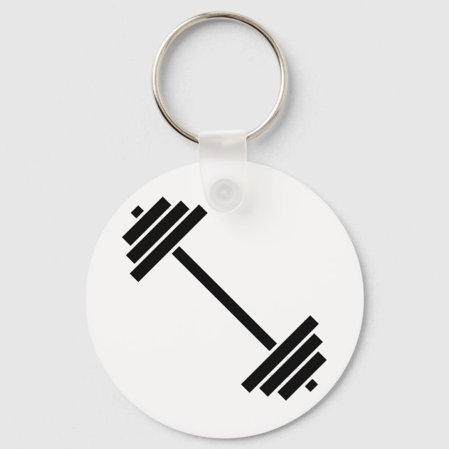 Dumbbells Key Ring (Front)