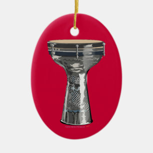 Dumbek Doumbek Darbuka Darabuka Drum Custom Ceramic Tree Decoration