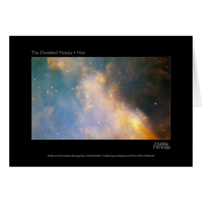 Dumbell Nebula M27 Hubble Telescope (Front Horizontal)