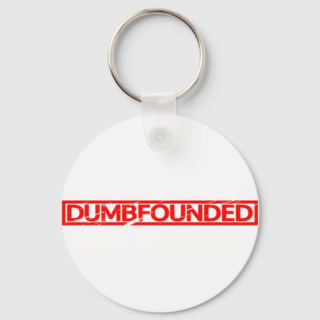 Dumbfounded Stamp Key Ring (Front)