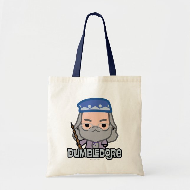 Dumbledore Cartoon Character Art Tote Bag (Front)