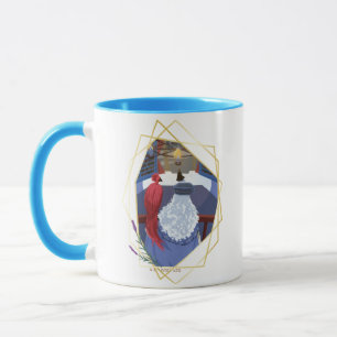 Dumbledore & Fawkes on Balcony Mug