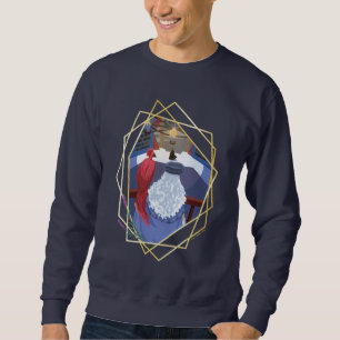 Dumbledore & Fawkes on Balcony Sweatshirt