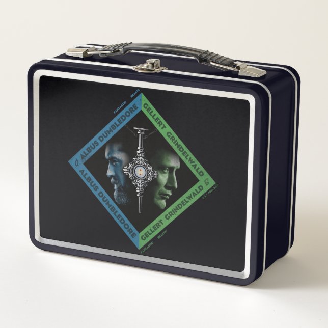 Dumbledore & Grindlewald Blood Troth Graphic Metal Lunch Box (Front)