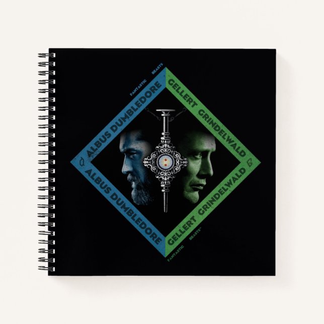 Dumbledore & Grindlewald Blood Troth Graphic Notebook (Front)