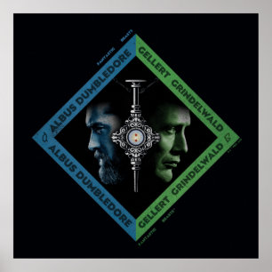 Dumbledore & Grindlewald Blood Troth Graphic Poster