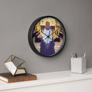 Dumbledore Speaking in the Hogwarts Great Hall Clock