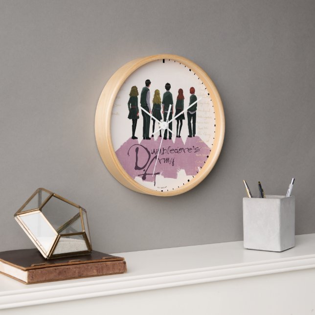 Dumbledore's Army Illustration Clock (Office)