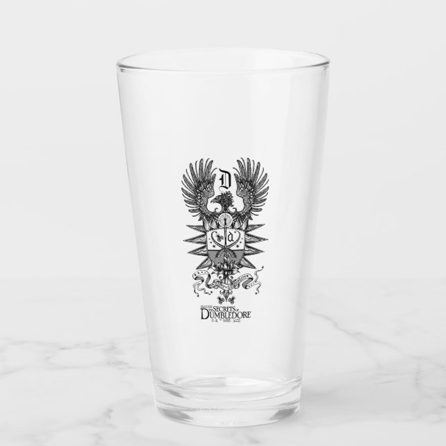Dumbledore's Crest Glass (Front)