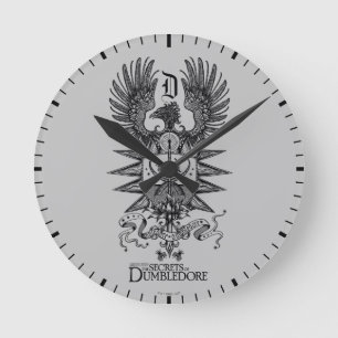 Dumbledore's Crest Round Clock