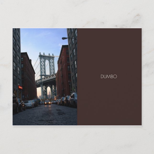 DUMBO at Dusk Postcard (Front)