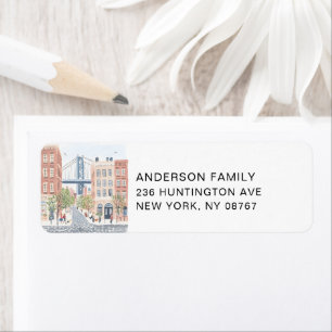 DUMBO Brooklyn Address Labels