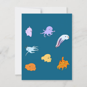 Dumbo Octopuses Postcard