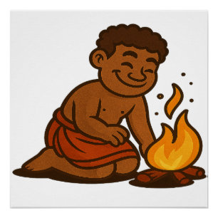 Dumi Fire Keeper Poster