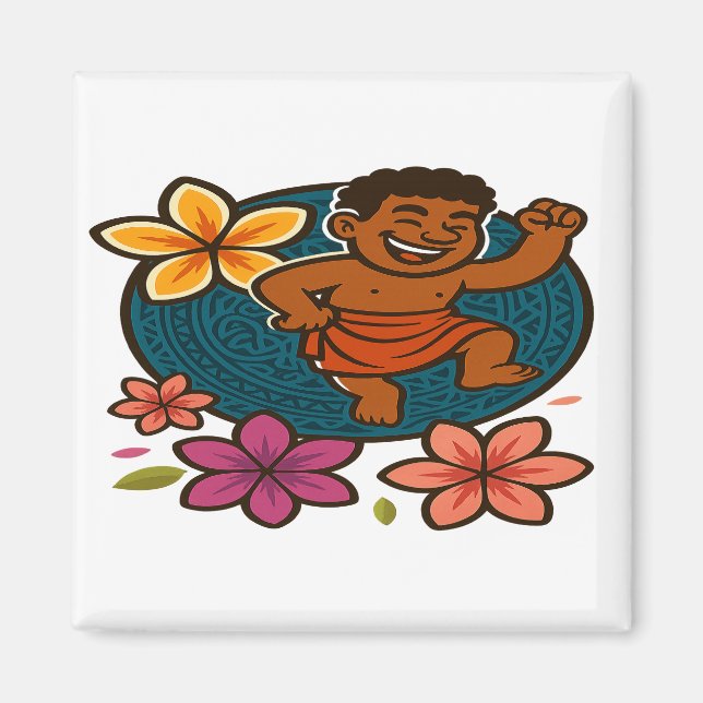 Dumi Happy Dancer Magnet (Front)