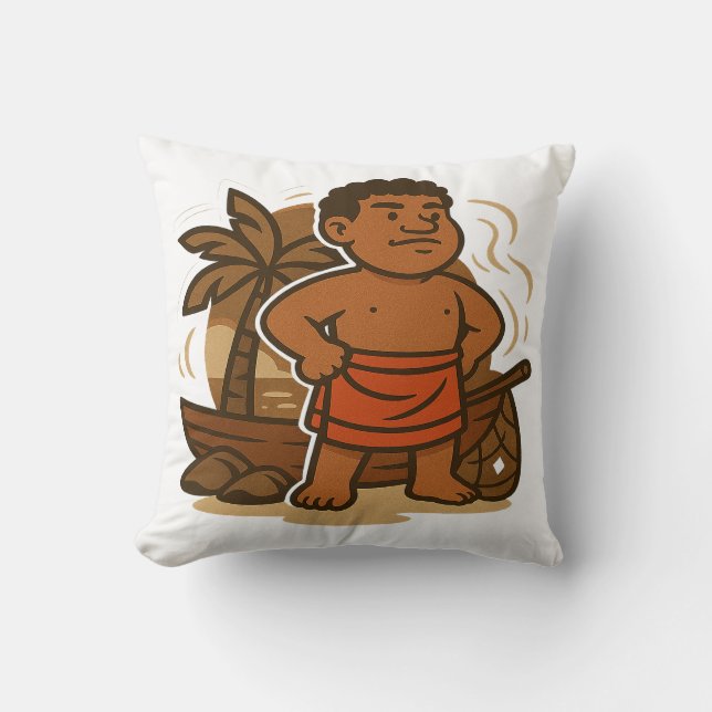 Dumi Island Guardian Cushion (Front)