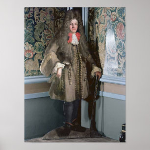 Dummy board figure of a man, c.1690 poster