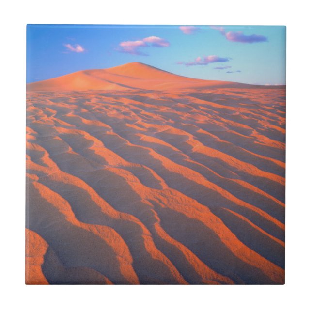 Dumont Dunes, Sand Dunes and Clouds Tile (Front)