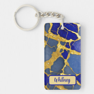 Dumortierite Quartz Inspired Keychain (02)