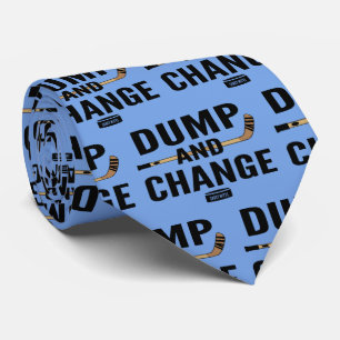 Dump and Change Hockey Tie