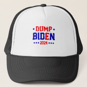 Dump Biden 2024,  Anti Biden Republican 2024 Elect Trucker Hat