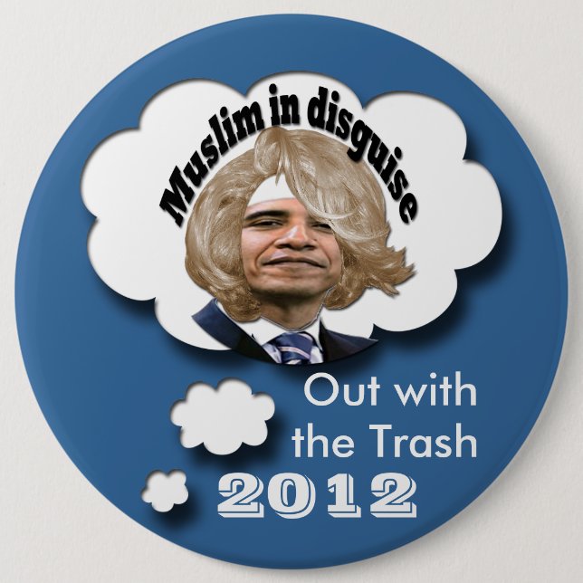 Dump Obama 6 Cm Round Badge (Front)