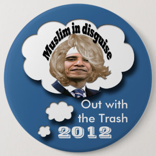 Dump Obama 6 Cm Round Badge